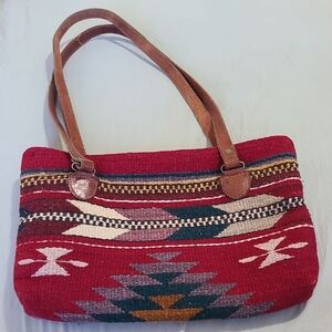 Colorful Patterned Women's Shoulder Bag